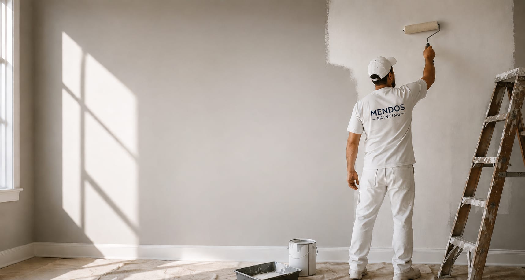 Mendos Painting professional at work